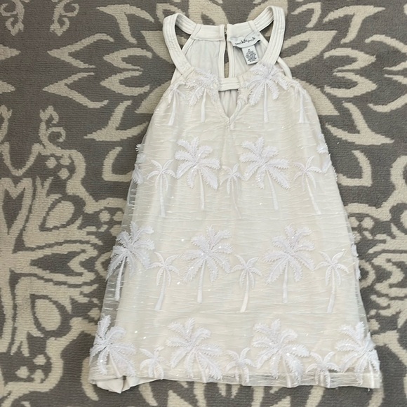 Peck and peck halter top . White with sequins. Size medium. - Picture 4 of 4